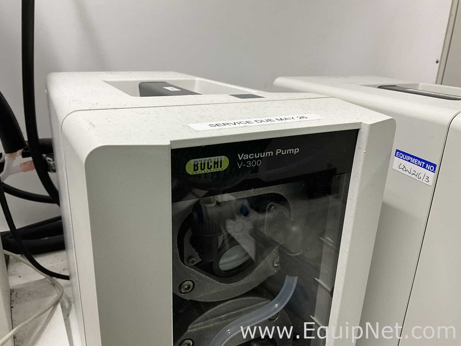 Buchi Labortechnik AG R-100 Evaporator With B-100 Heating Bath V-300 Vacuum Pump and V-850 Interface