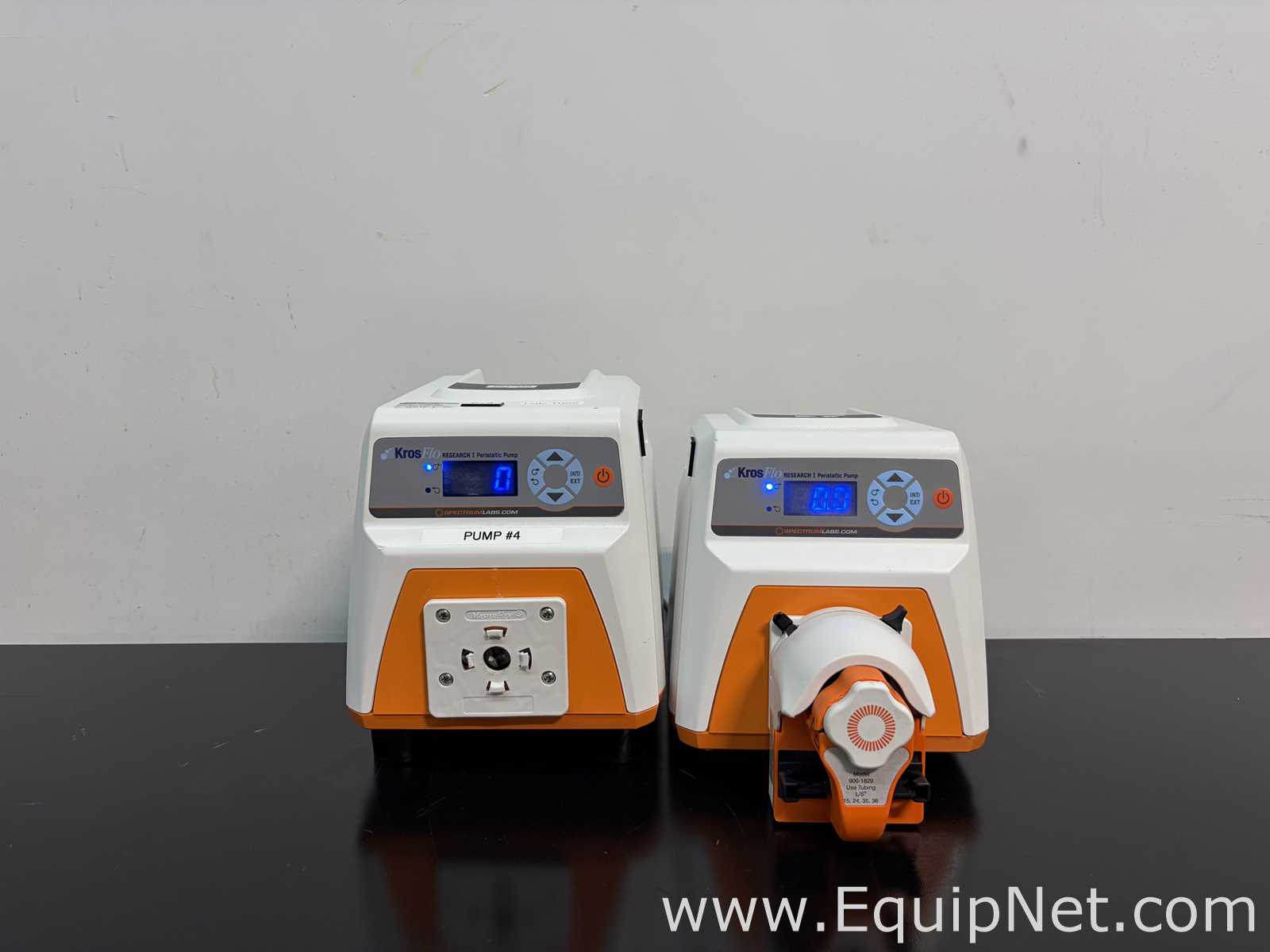 Lot Of 2 Spectrum Labs 708-13197-000 KrosFlo Research I Peristaltic Pumps