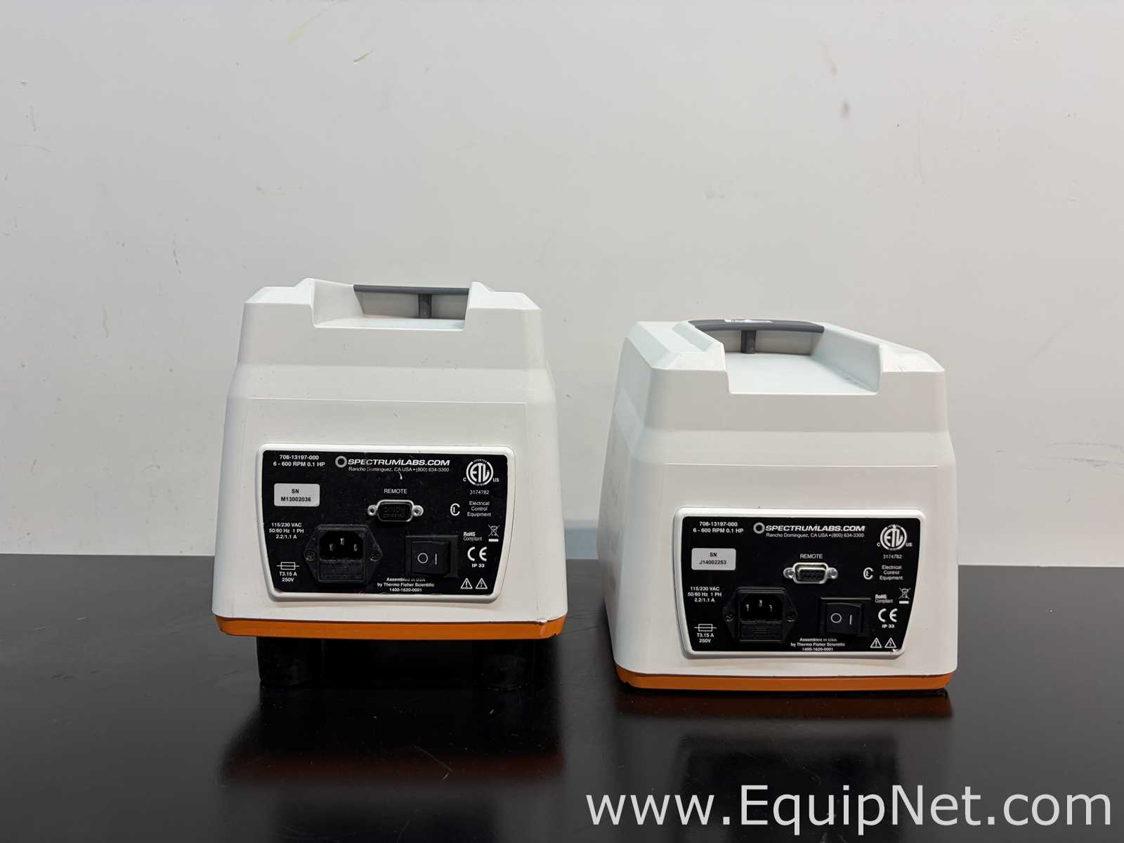 Lot Of 2 Spectrum Labs 708-13197-000 KrosFlo Research I Peristaltic Pumps