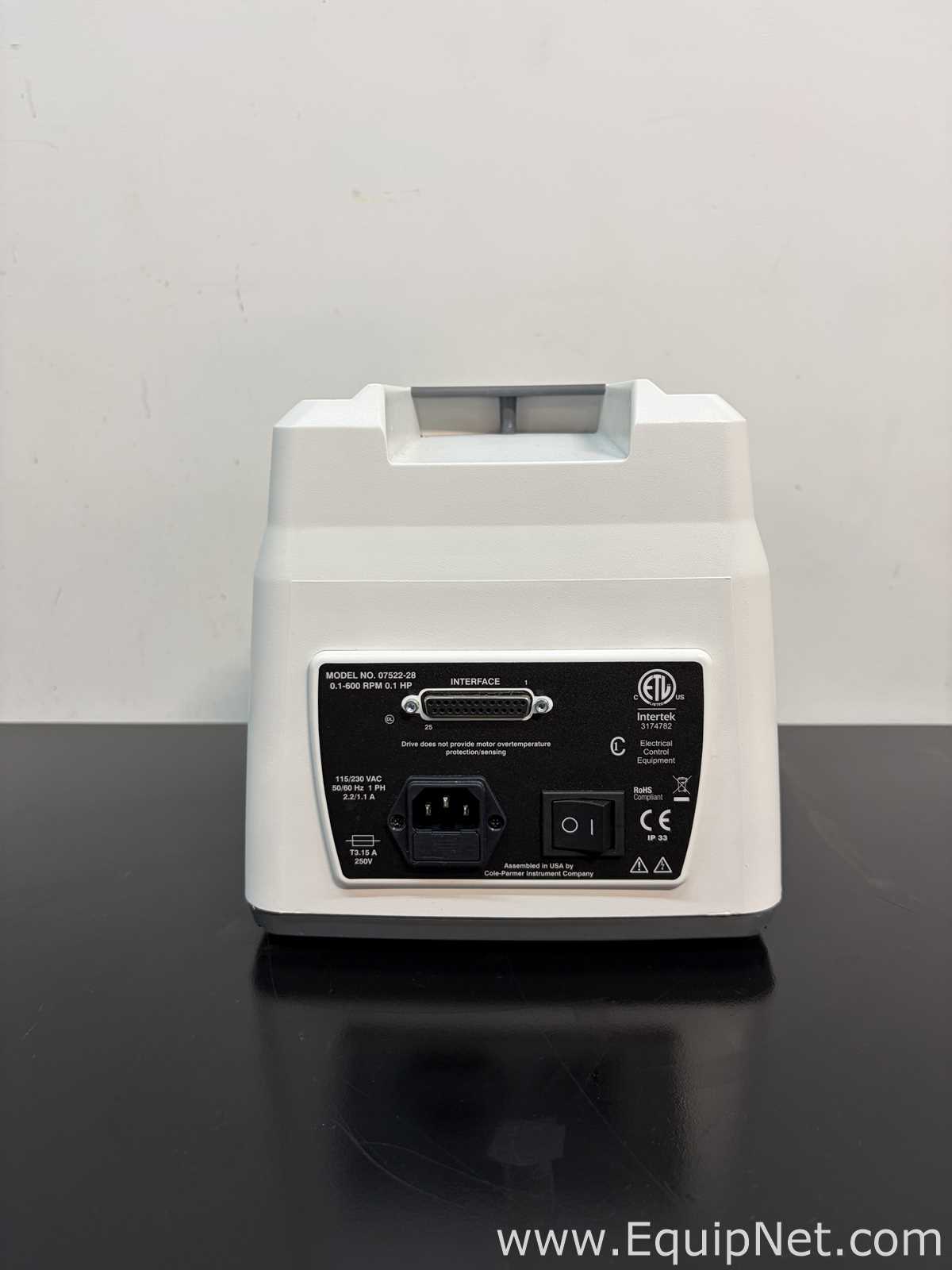 Lot of Cole Parmer 07528-10 and 07522-28 Peristaltic Pumps
