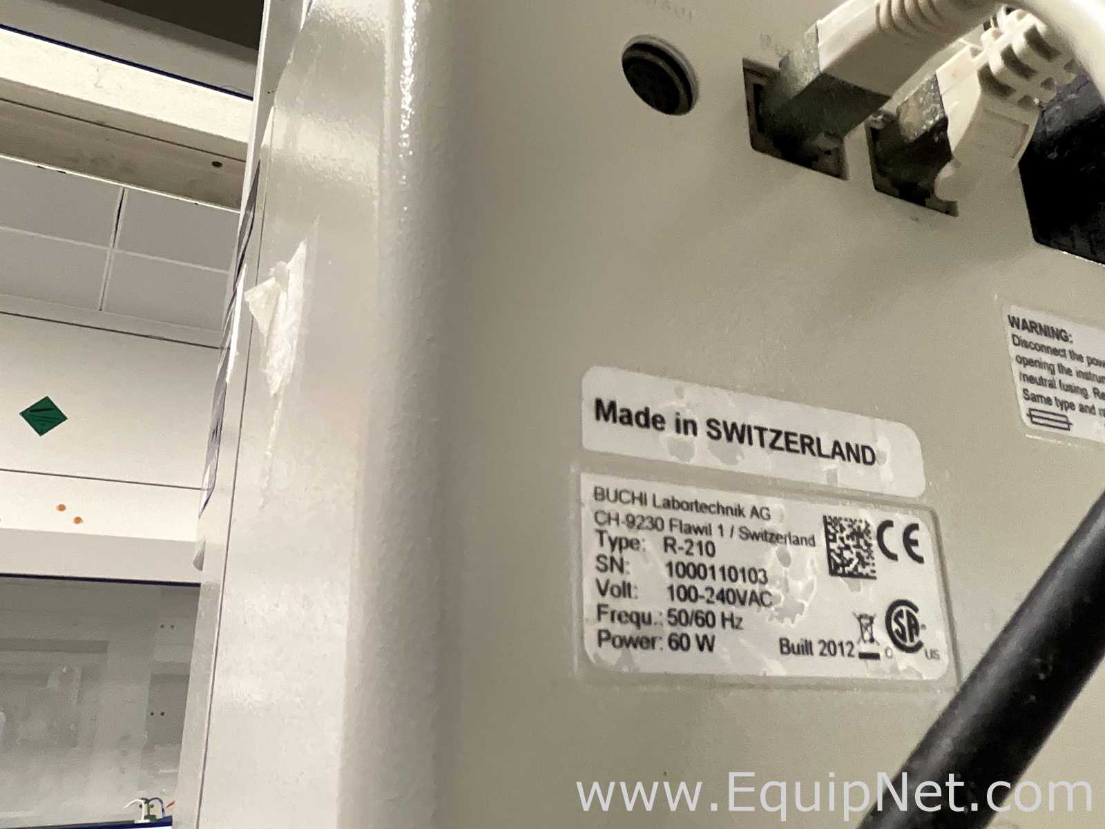 Buchi Labortechnik AG R-210 Evaporator With B-491 Heating Bath V-700 Vacuum Pump and V-850 Interface