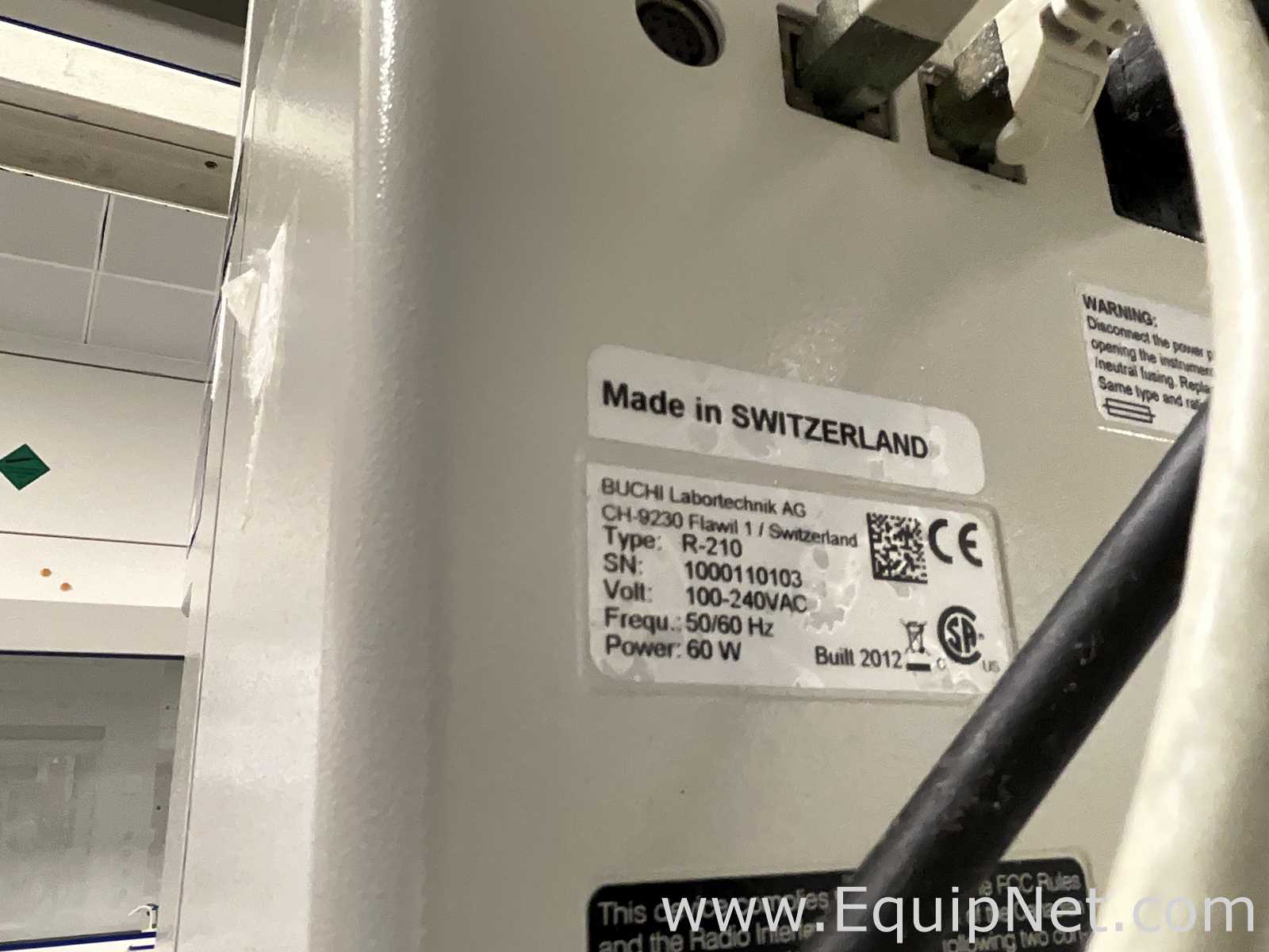 Buchi Labortechnik AG R-210 Evaporator With B-491 Heating Bath V-700 Vacuum Pump and V-850 Interface