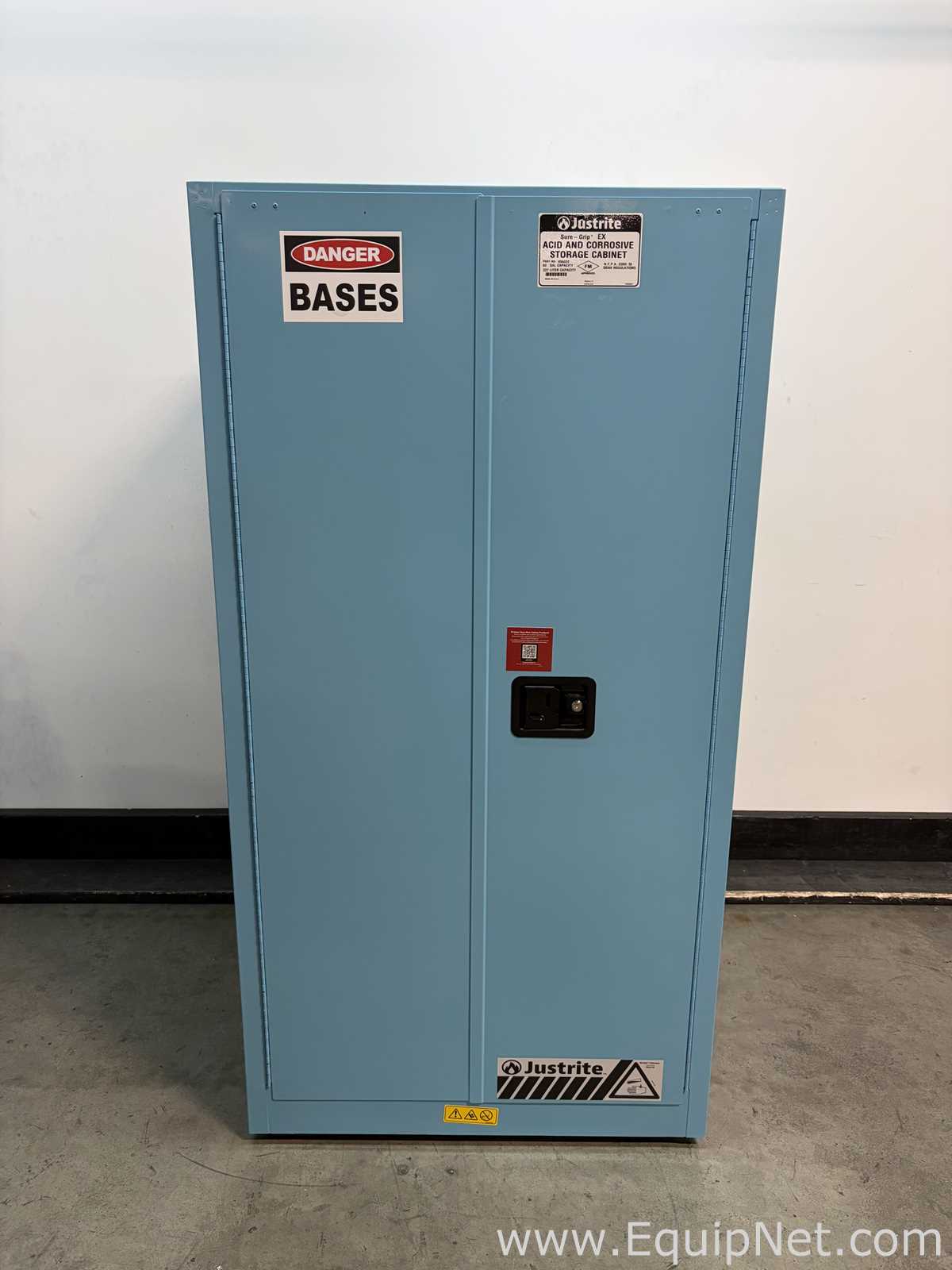 JustRite 896022 Sure-Grip EX 60 Gallon Acid and Corrosive Storage Cabinet