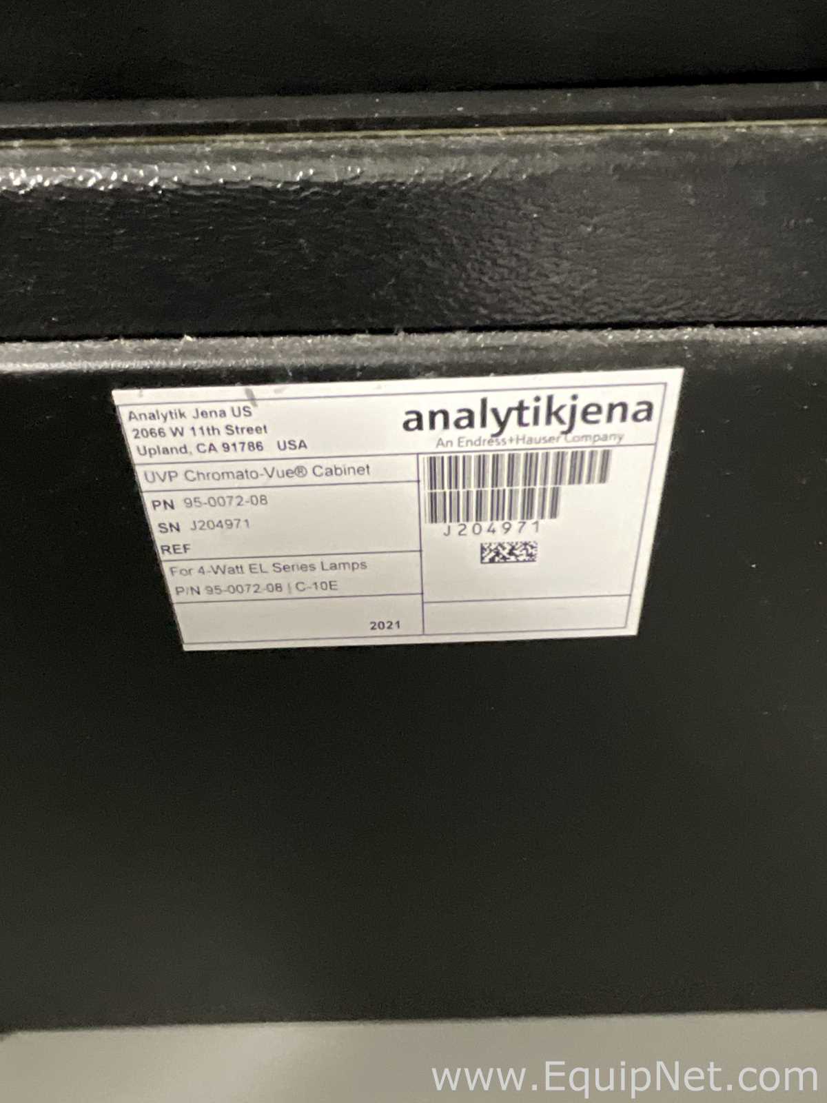 Analytik Jena US UVP Chromato-Vue Cabinet and UVP UVGL-58 Lamp