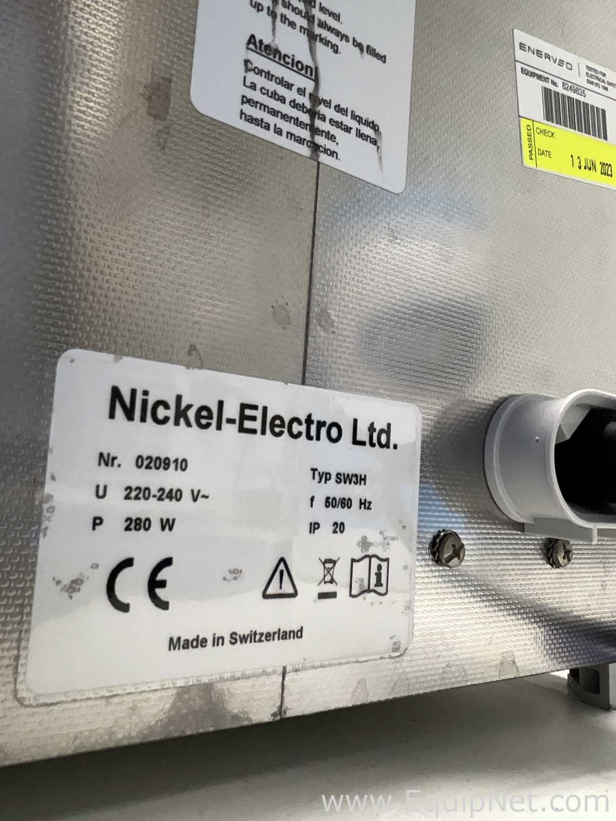 Limpador Ultrassônico Nickel Electro Ltd SW3H.  3 Litros