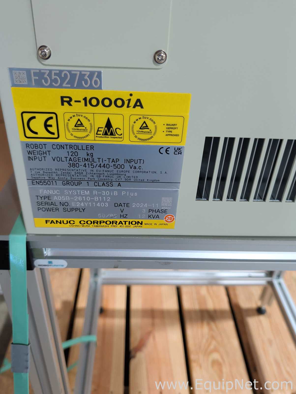 Fanuc Corporation R-1000iA/80H Material Handling Robot with R-30iB Plus Controller and Teach Pendant