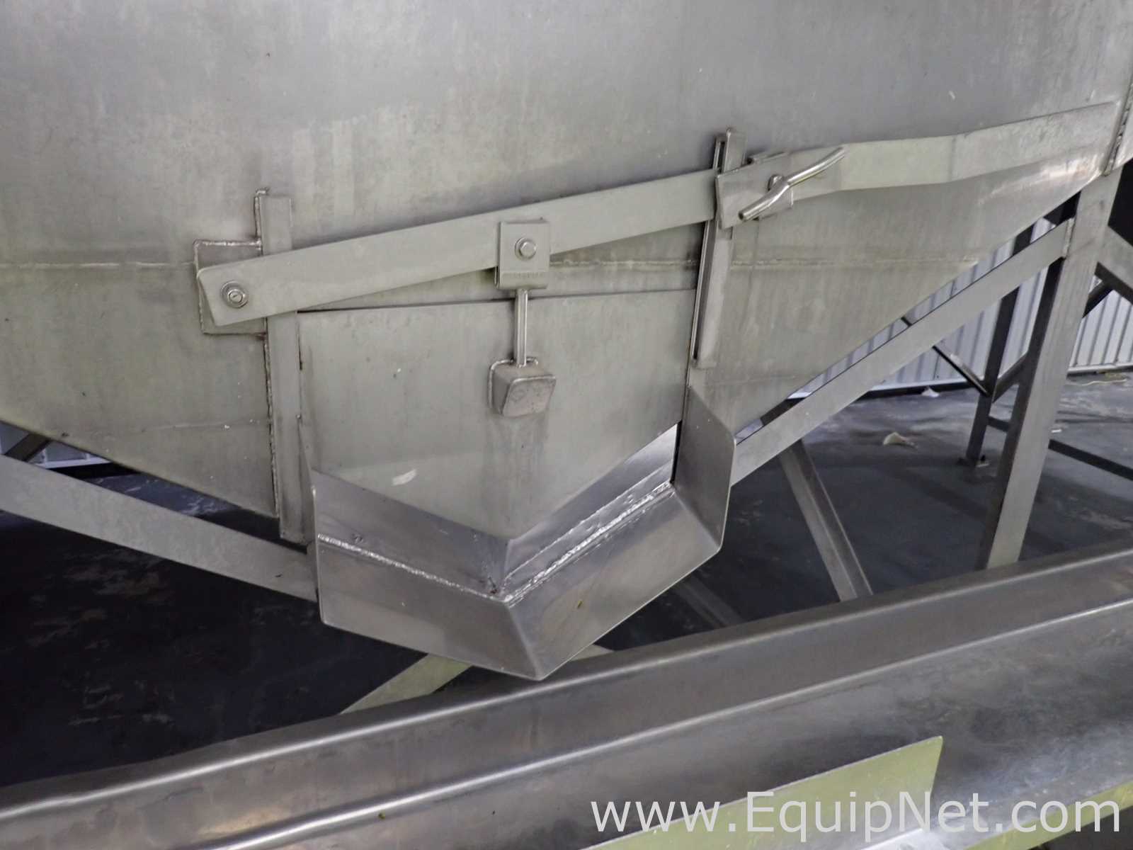 Group of 5 Stainless Steel Square Bins 09-13