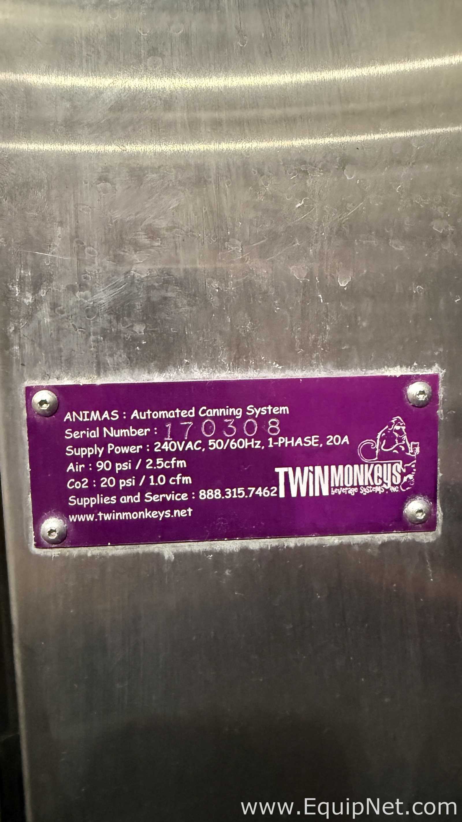 Twin Monkeys Animas 5F Automated Canning System