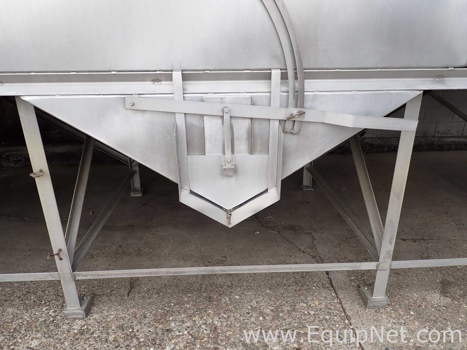 Group of 2 Stainless Steel Rectangular Bins 09-03