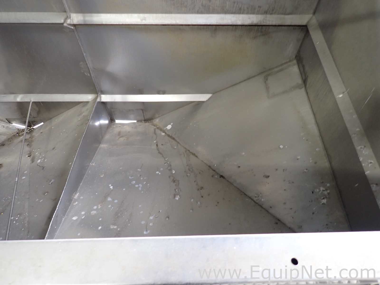Group of 2 Stainless Steel Rectangular Bins 09-03