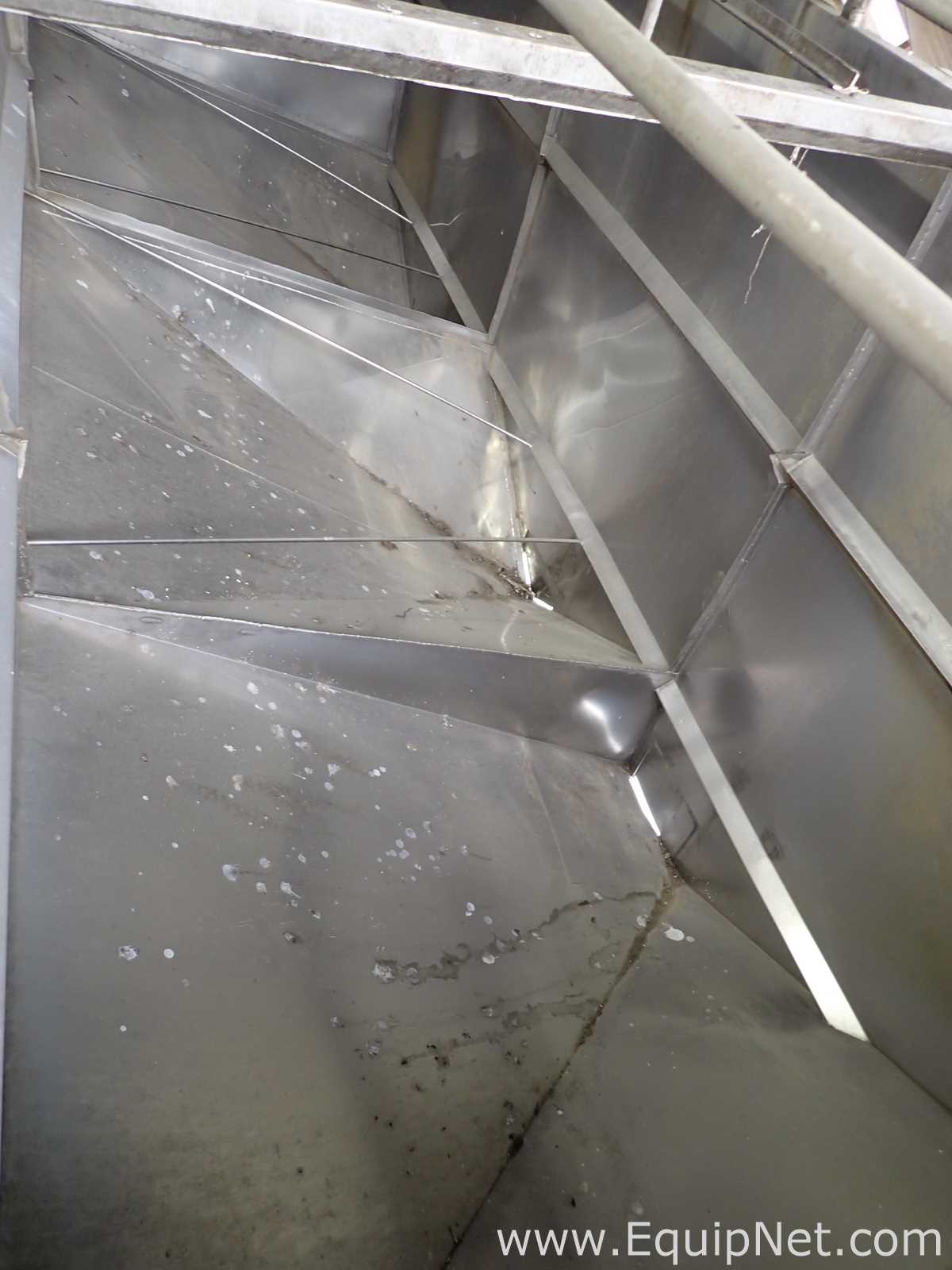 Group of 2 Stainless Steel Rectangular Bins 09-03