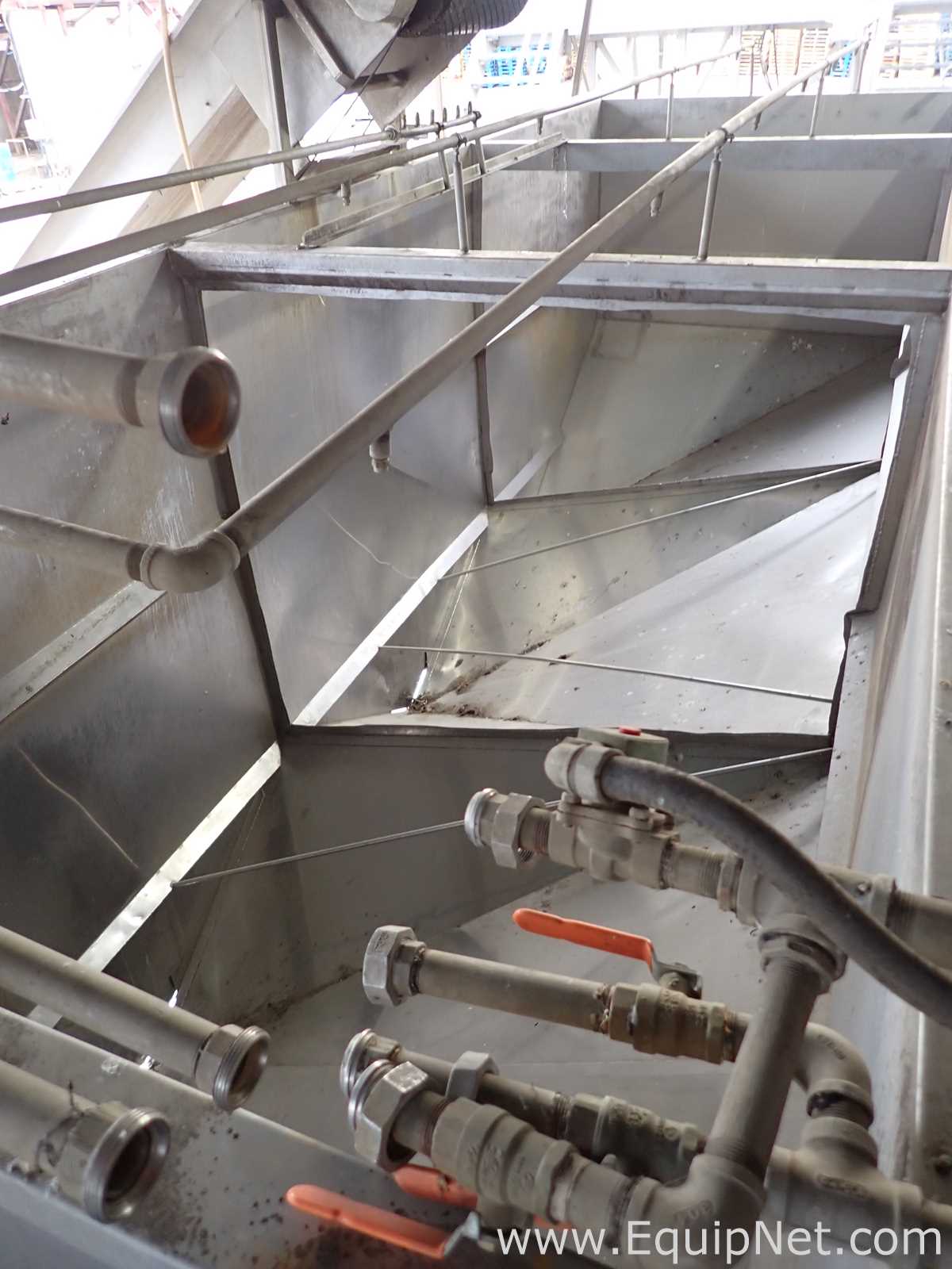 Group of 2 Stainless Steel Rectangular Bins 09-03