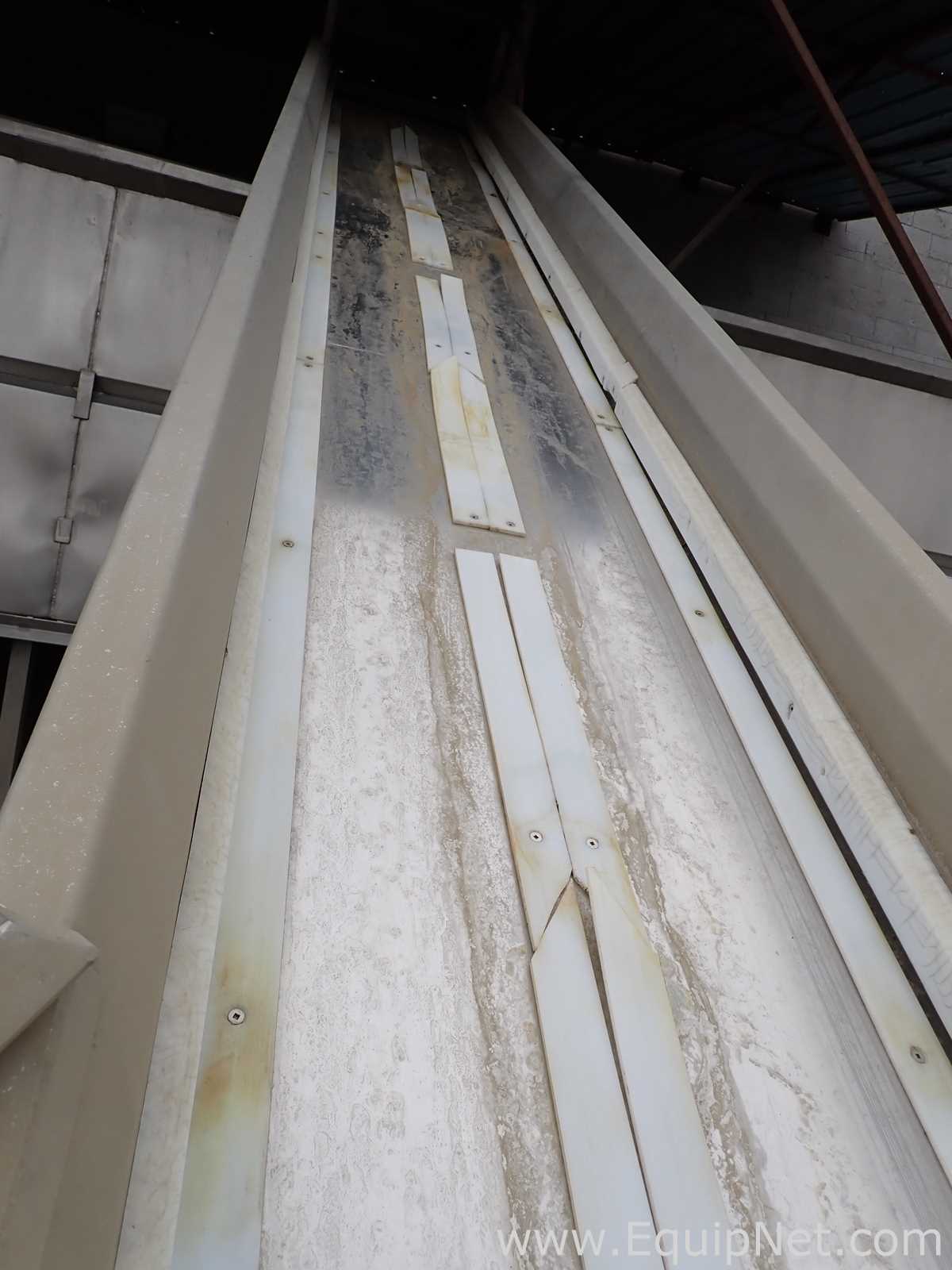 Lot of 2 Stainless Steel Elevator Conveyors 09-01,02
