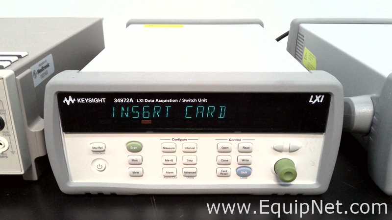 Lot of Keysight 34972A and Keithley 2700 Data Acquisition/Switch Units