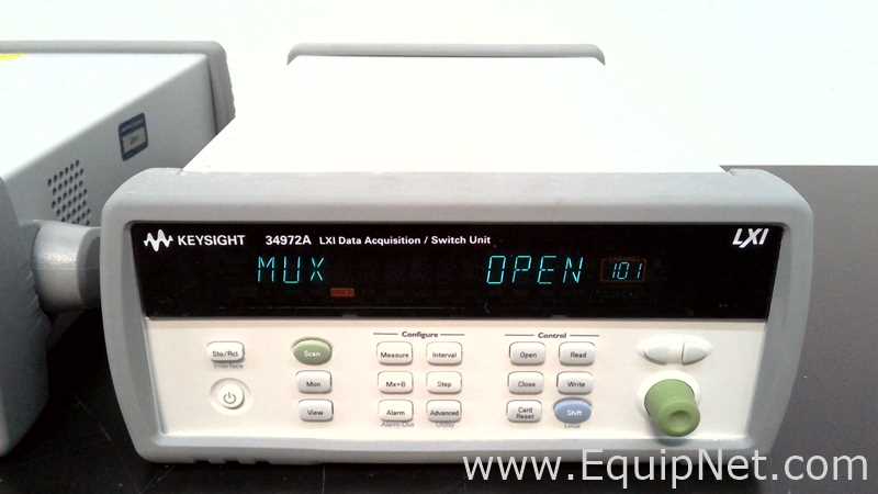 Lot of Keysight 34972A and Keithley 2700 Data Acquisition/Switch Units
