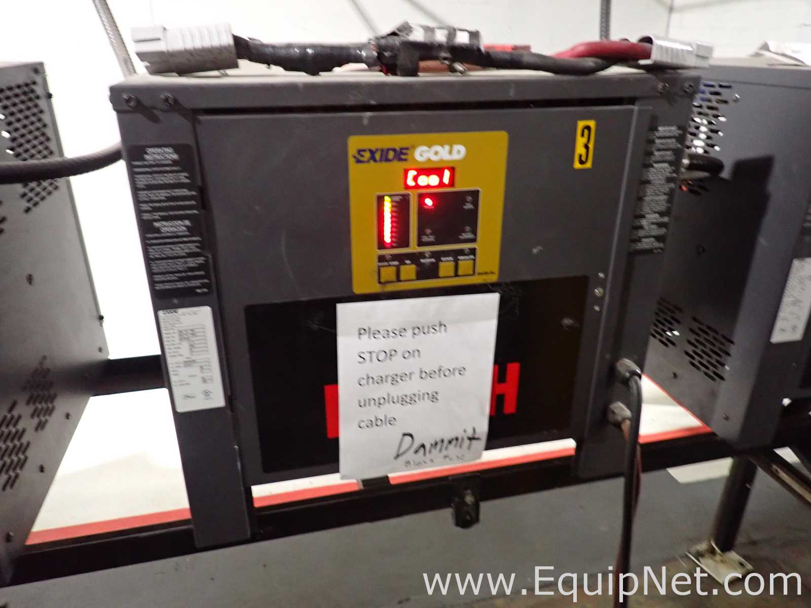 Lot of 9 48-Volt Forklift Battery Chargers- 72-14