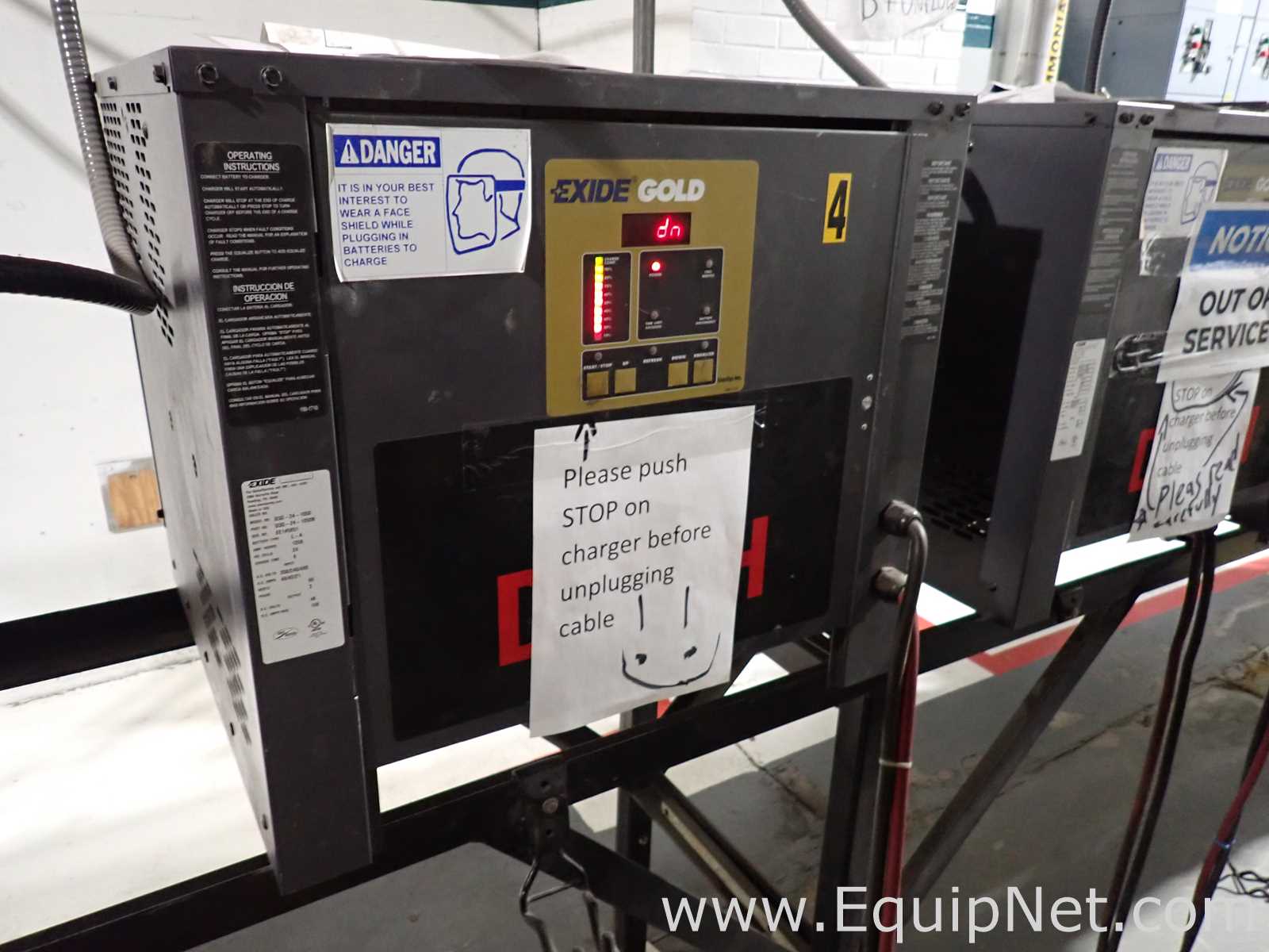 Lot of 9 48-Volt Forklift Battery Chargers- 72-14