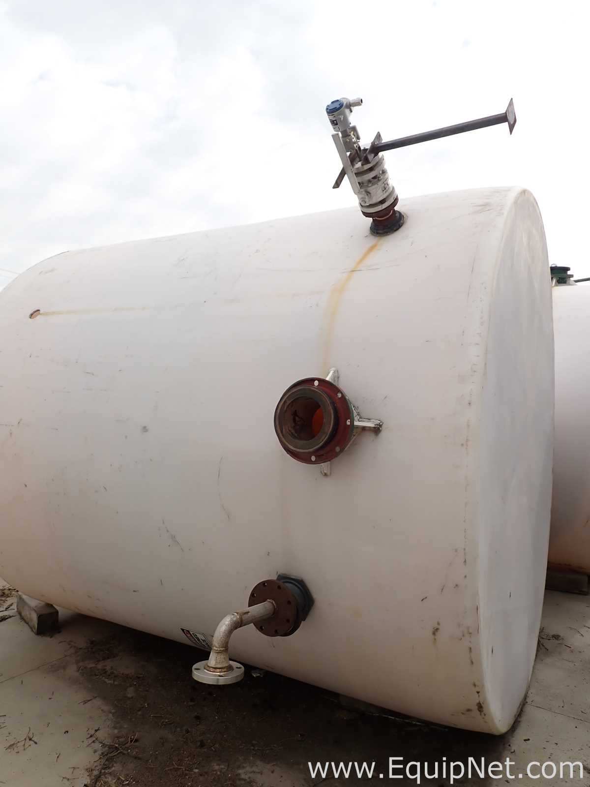 Lot of 2 Polyethylene Approx 6000 Gallon Tanks
