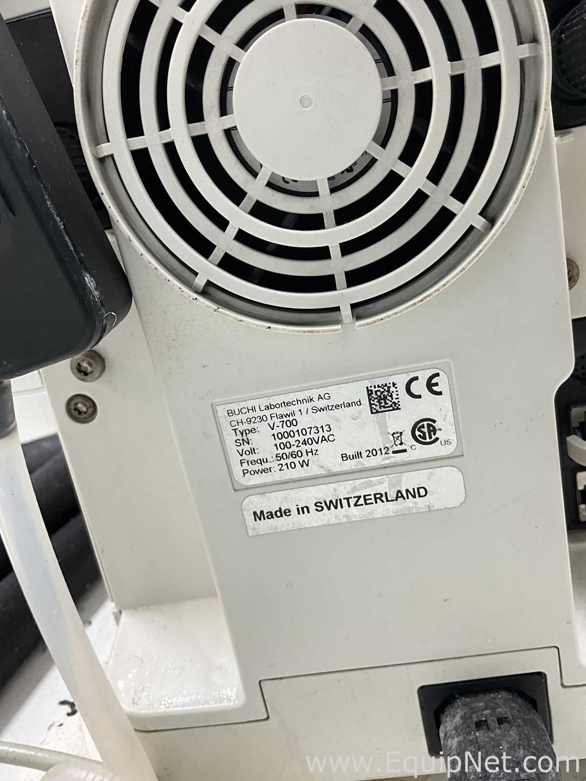 Buchi R-210 Evaporator with B-491 Heating Bath and V-700 Vacuum Pump