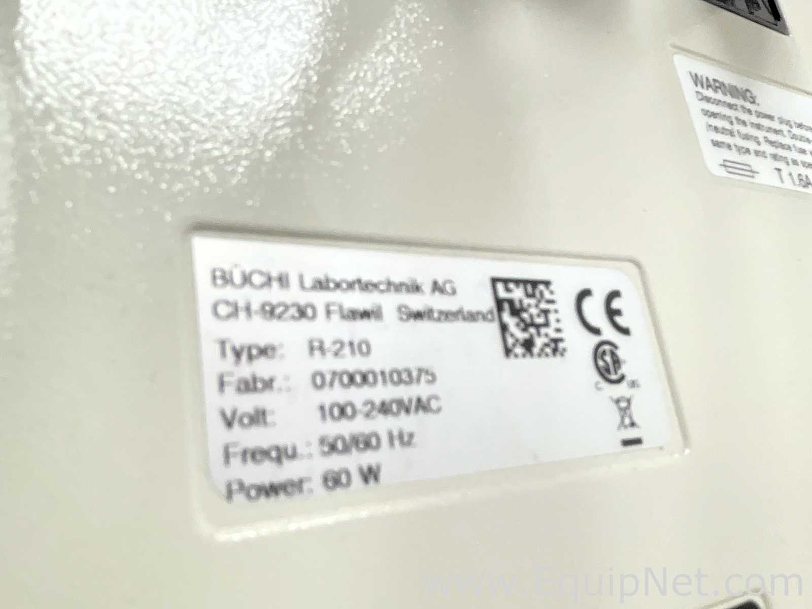 Buchi R-210 Evaporator with B-491 Heating Bath, V-700 Vacuum Pump and F-305 Recirculating Chiller