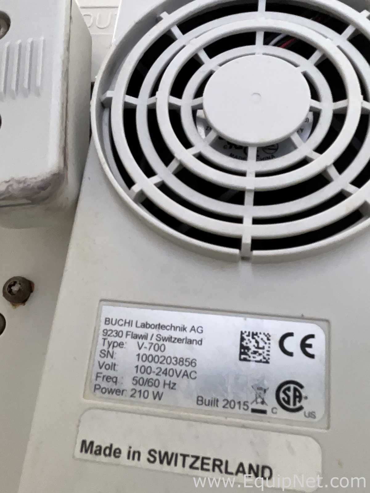 Buchi Labortechnik AG R-210 Evaporator With B-491 Heating Bath V-700 Vacuum Pump and I-100 Interface
