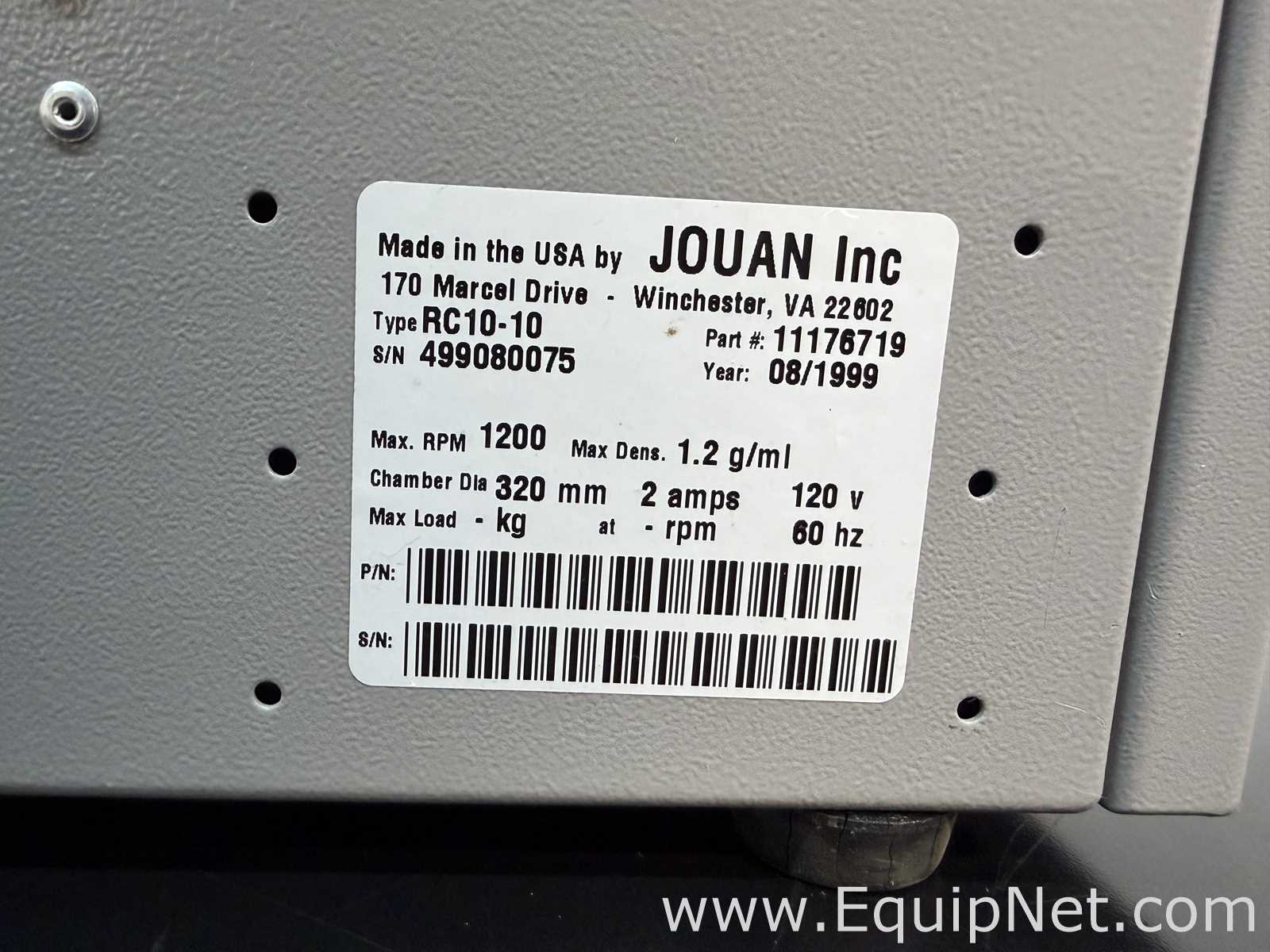 Centrífuga para Laboratórios Jouan RC10-10