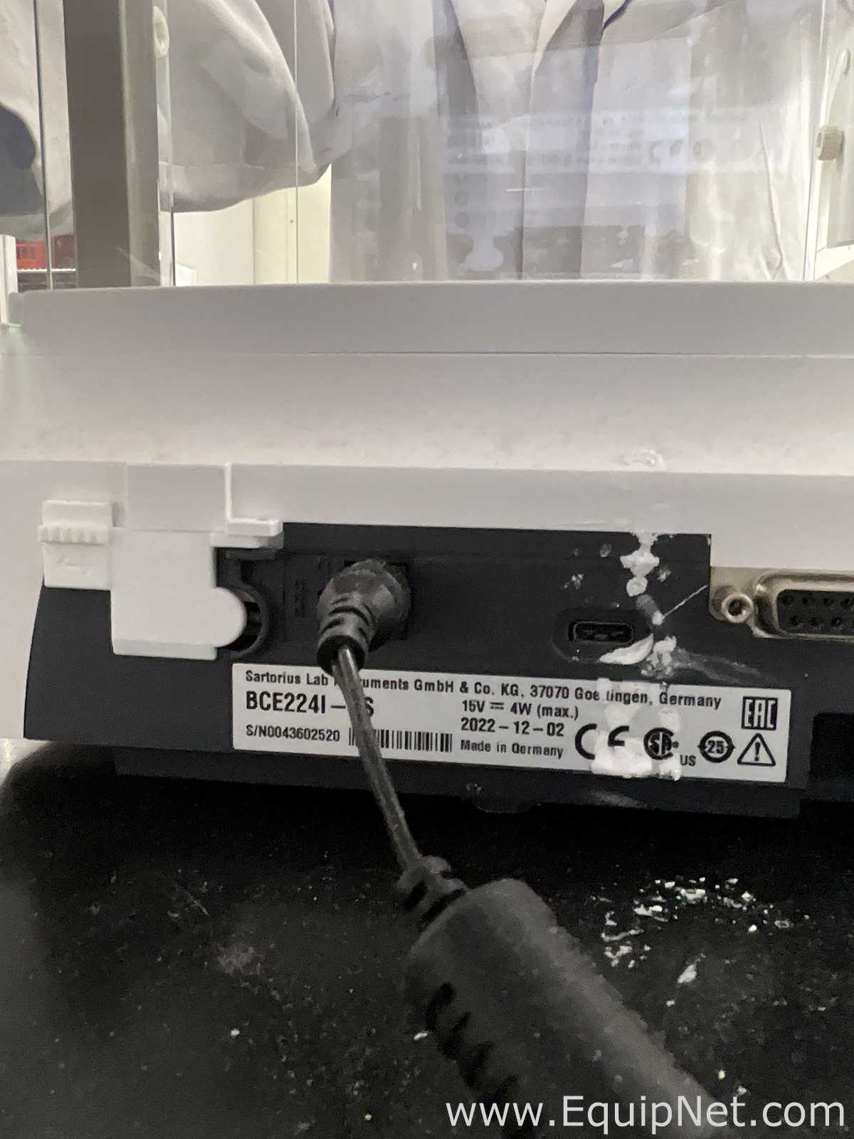 Sartorius BCE224I-1S Analytical Balance with Power Supply