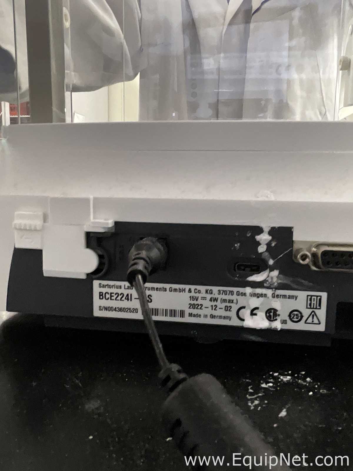 Sartorius BCE224I-1S Analytical Balance with Power Supply