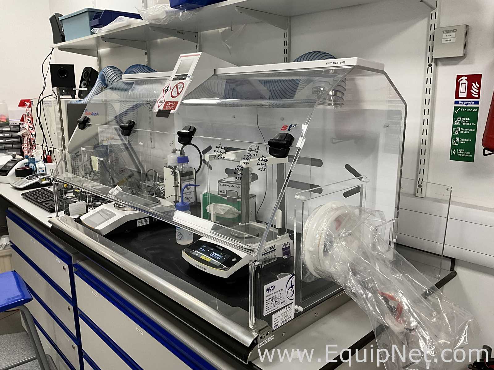 Safetech ST1-12V3-C Powder Safety Weighing Enclosure With CTS High Potency Vacuum System