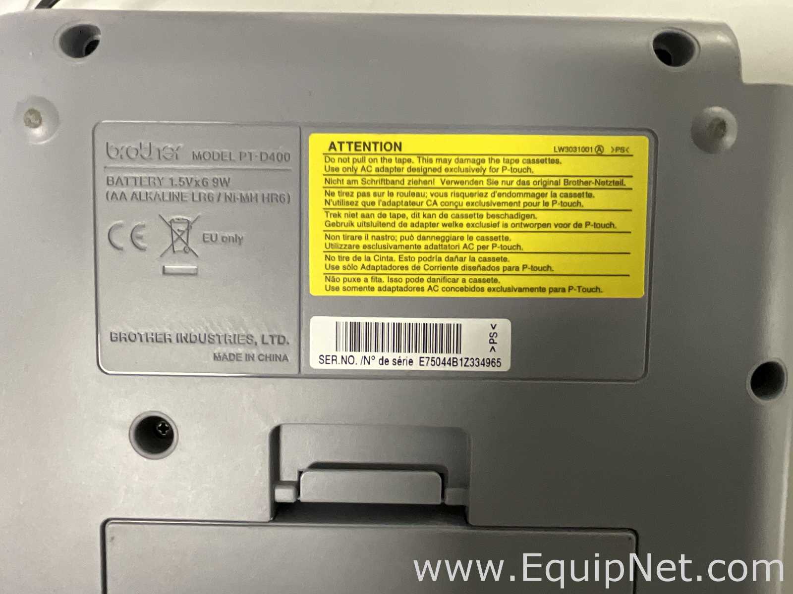 Brother PT-D400 Adhesive Label Printer