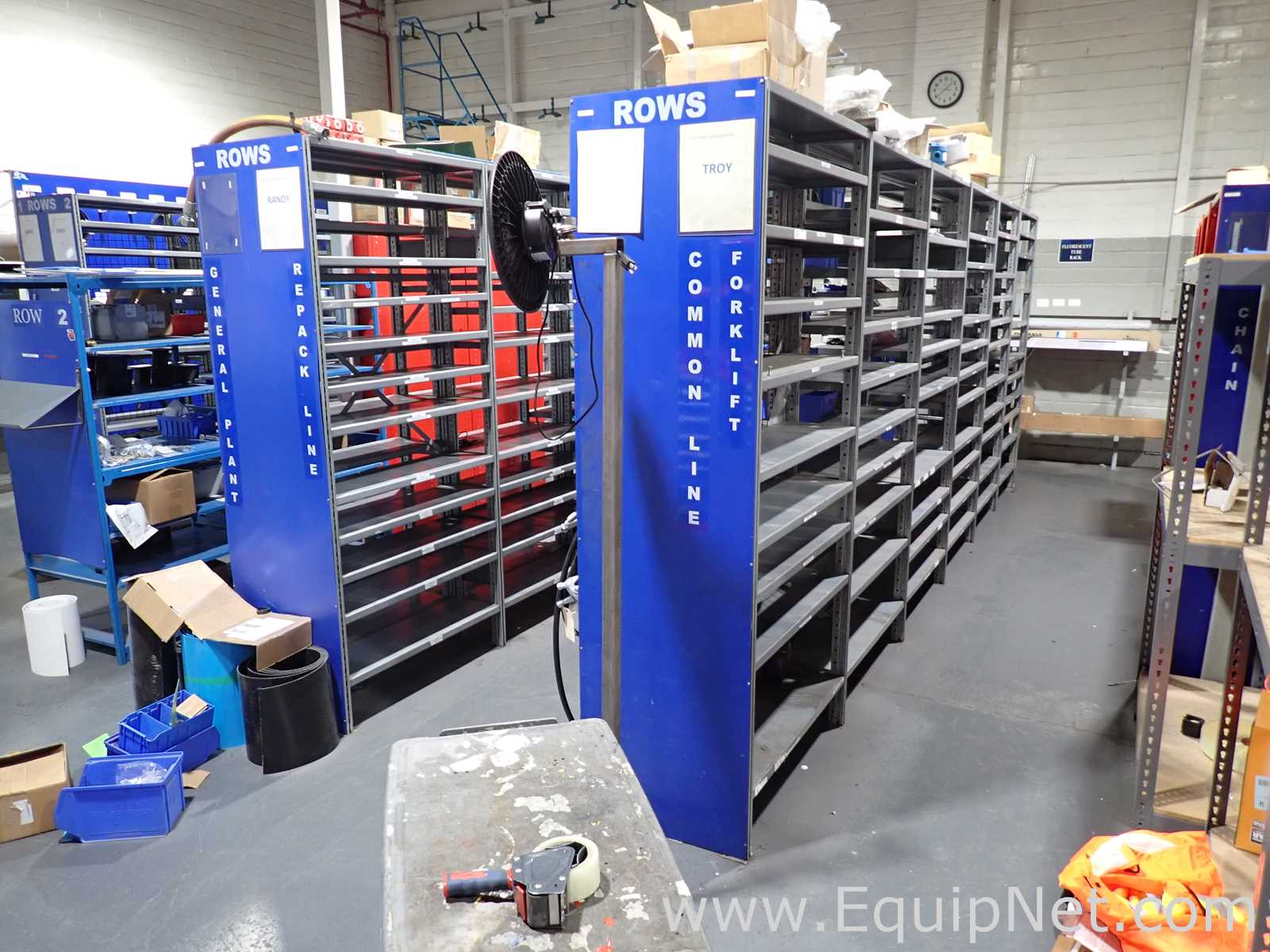 Large Lot of Storage Shelving Units