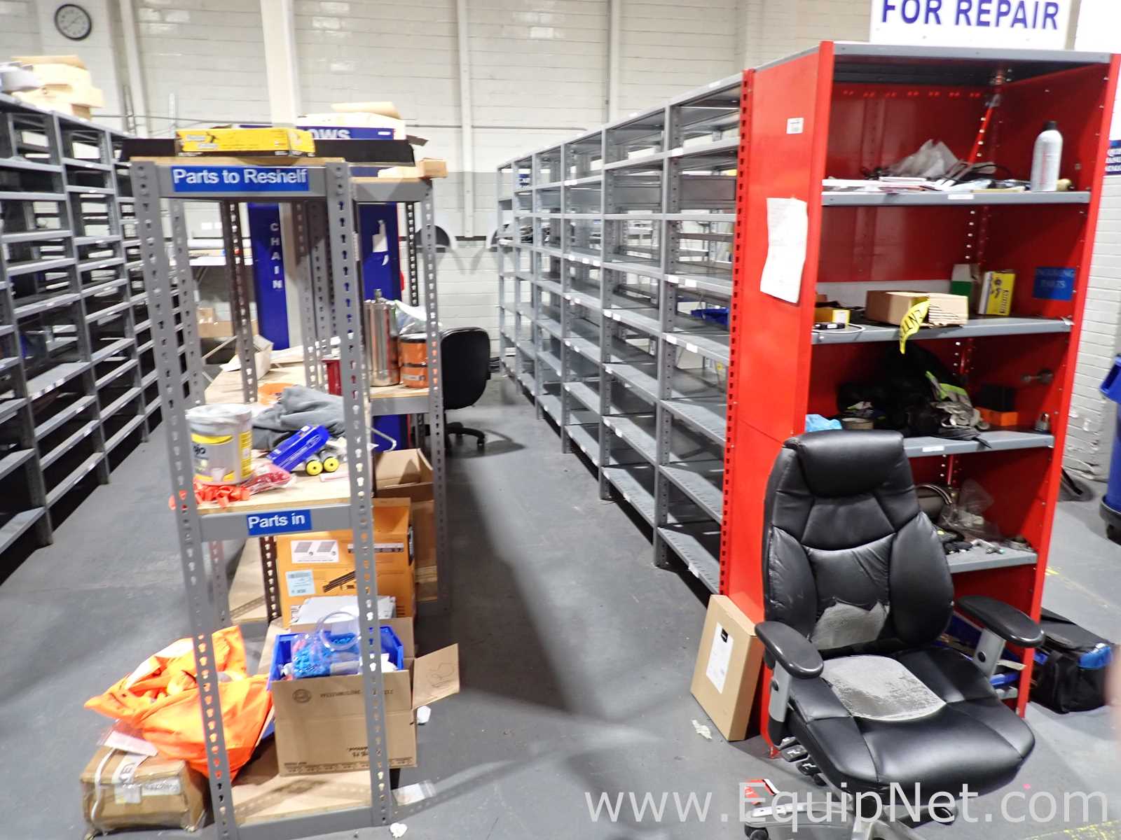 Large Lot of Storage Shelving Units