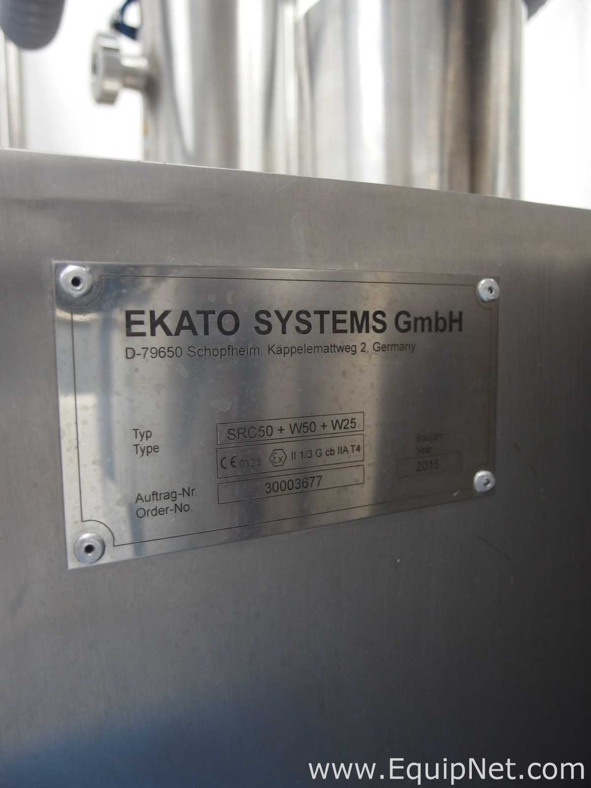 Ekato Unimix SRC50 Vaccum Emulsifying and Homogenizing System with W50/W25 Auxiliary Vessels