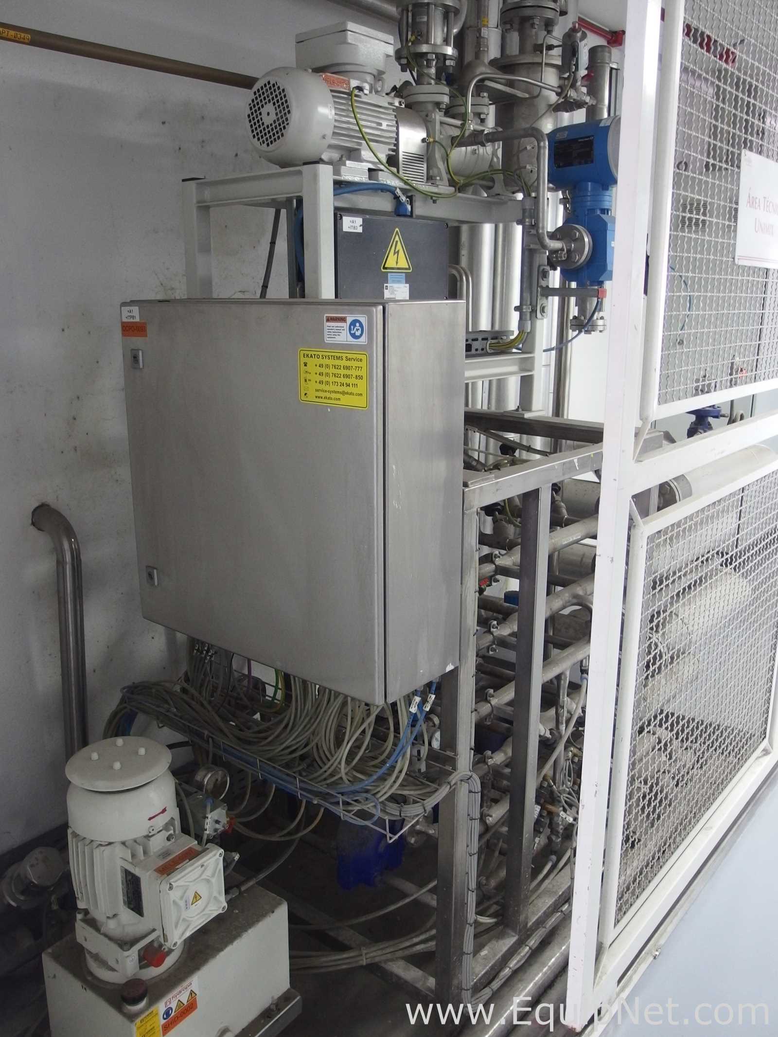 Ekato Unimix SRC50 Vaccum Emulsifying and Homogenizing System with W50/W25 Auxiliary Vessels