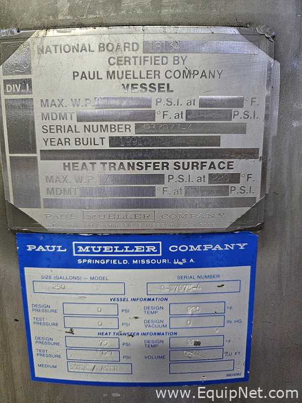 Tanque Paul Mueller Company 