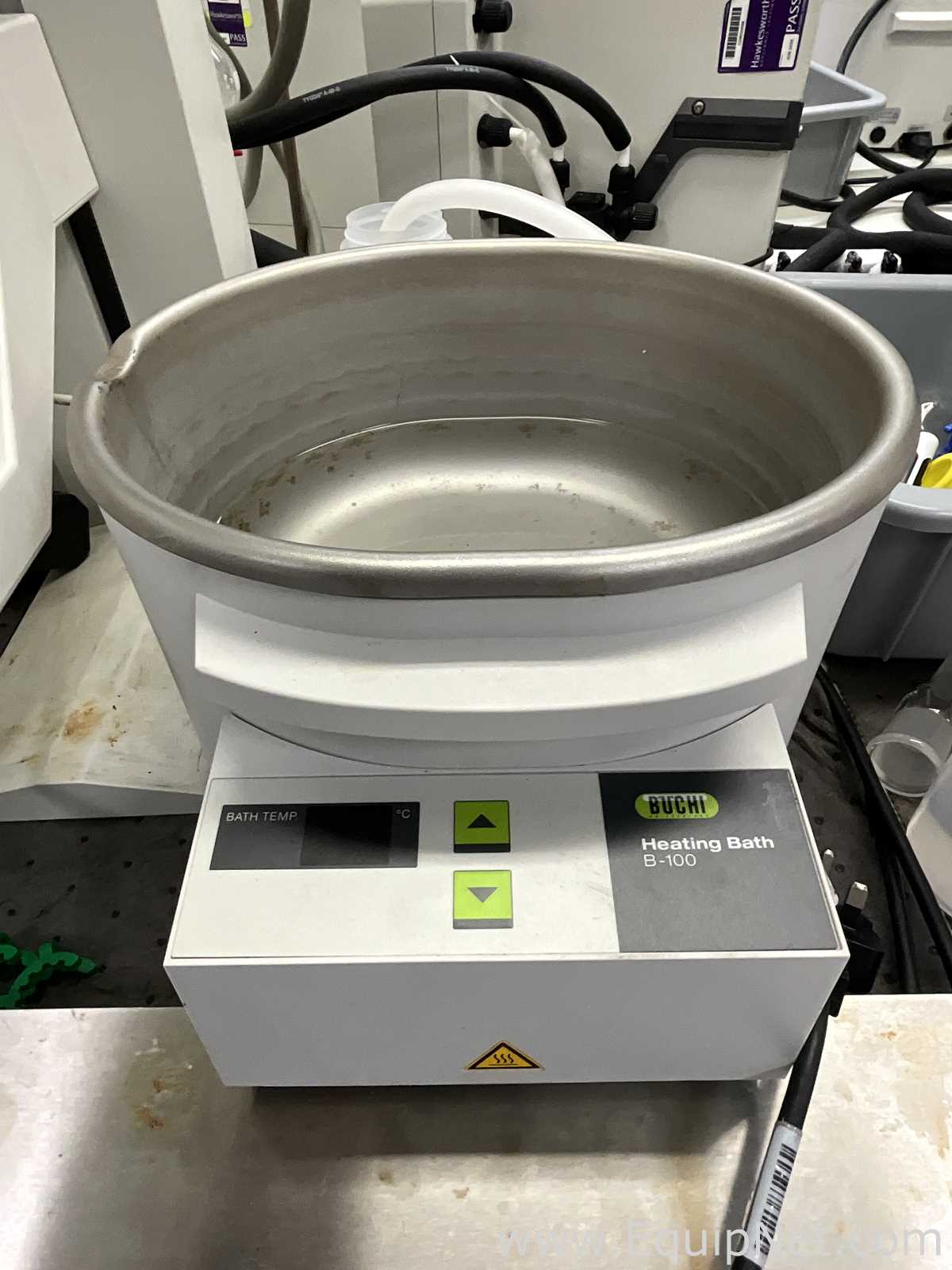 Buchi R-100 Rotary Evaporator with B-100 Heating Bath, V-300 Vacuum Pump and Edwards Vacuum Pump