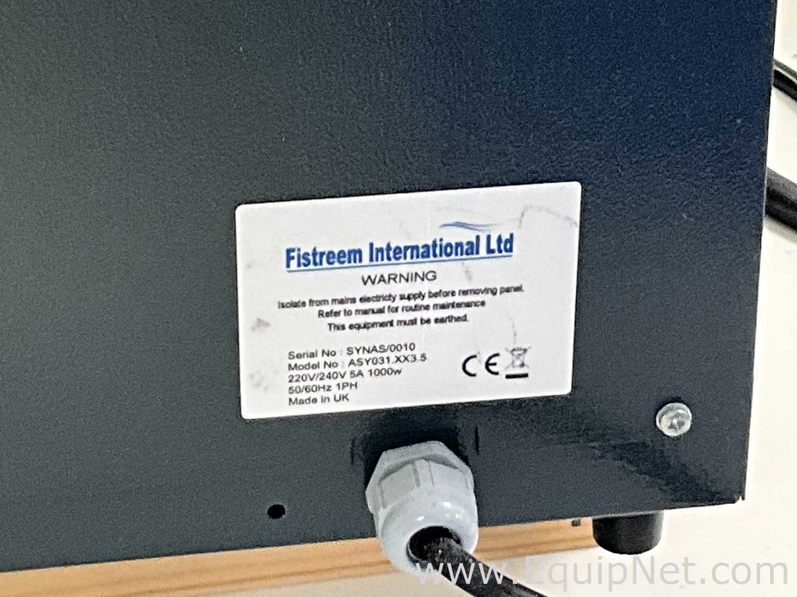 Fistreem ASY031.XX3.5 Laboratory Vacuum Oven with Edwards Vacuum Pump
