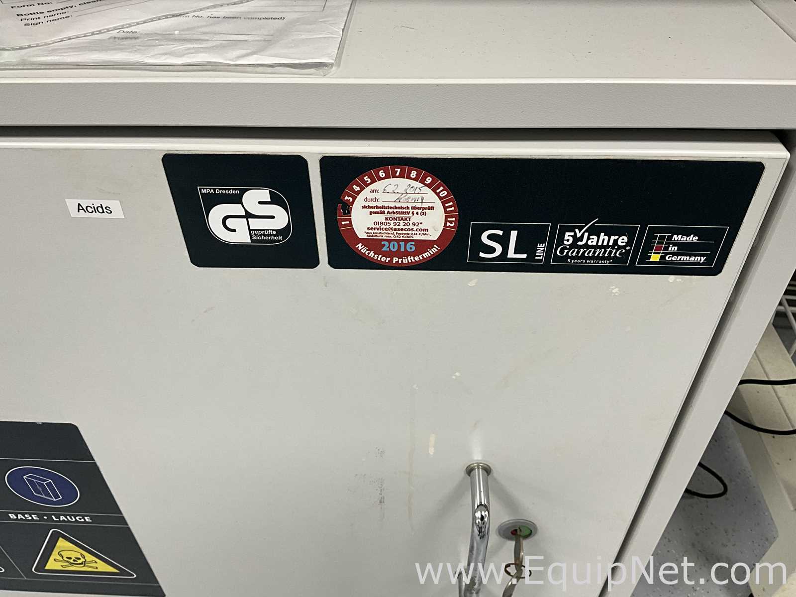 Asecos SL Line Laboratory Chemical Storage Cabinet