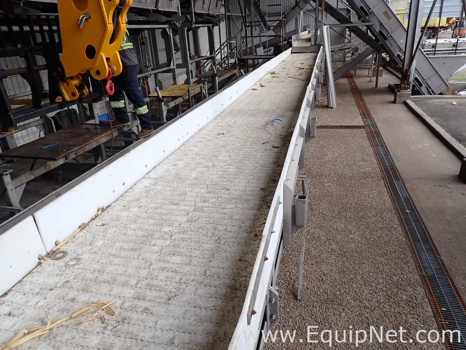 Long Plastic Transfer Belt Conveyor 08-12