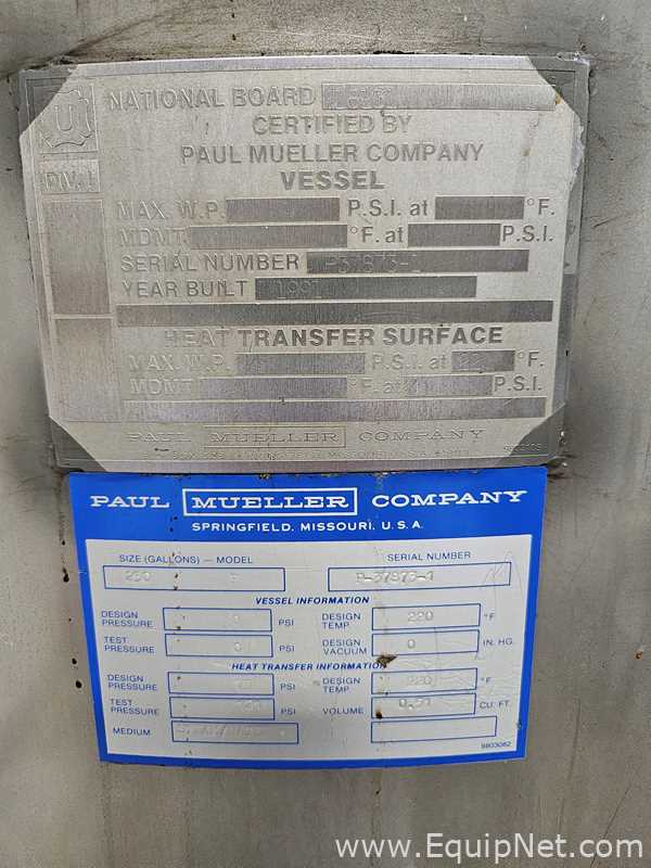 Tanque Paul Mueller Company 