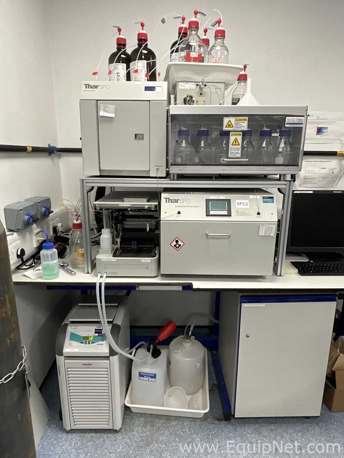 Thar Instruments SFC Fluid Delivery System and Analytical-2-Prep Oven with Waters Fraction Collector