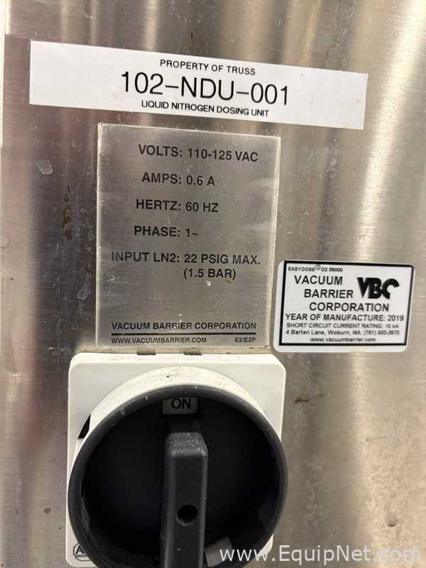 Maquinaria de producción Vacuum Barrier Corporation EasyDose G2
