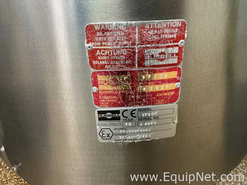 Russell Finex FINEX 22 17300 Stainless Steel Atex Screen Sieve