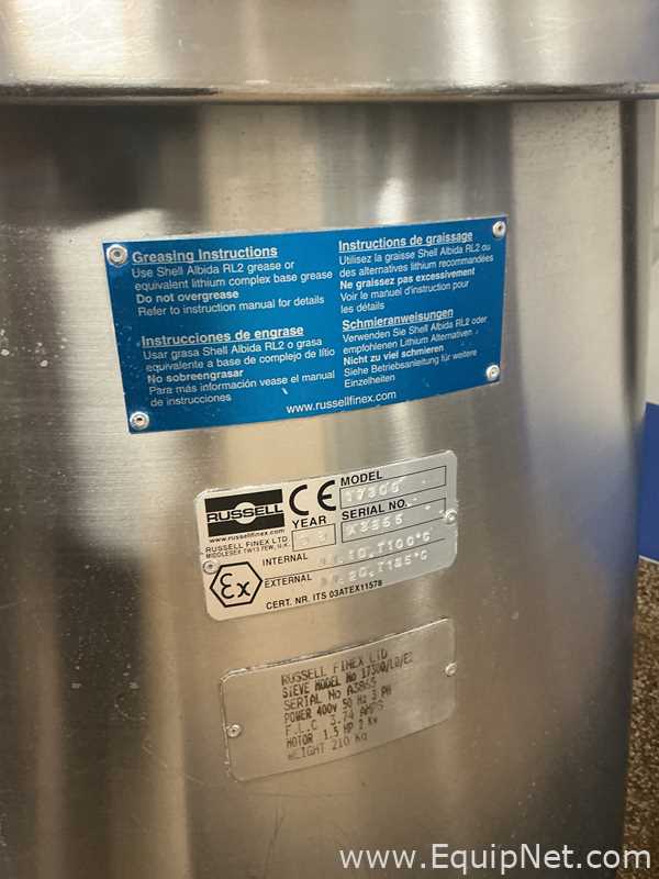 Tamizador o Cernidor Acero inoxidable Russell Finex 17300/LD/ES