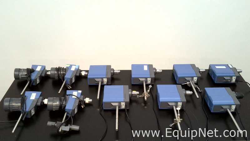 Lot of 11 IKA Overhead Lab Mixers