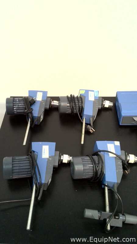 Lot of 11 IKA Overhead Lab Mixers