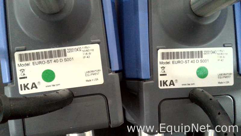 Lot of 11 IKA Overhead Lab Mixers