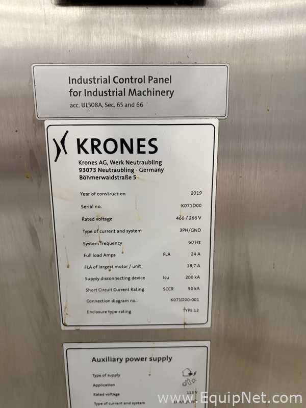 Rotuladora Krones Topmatic