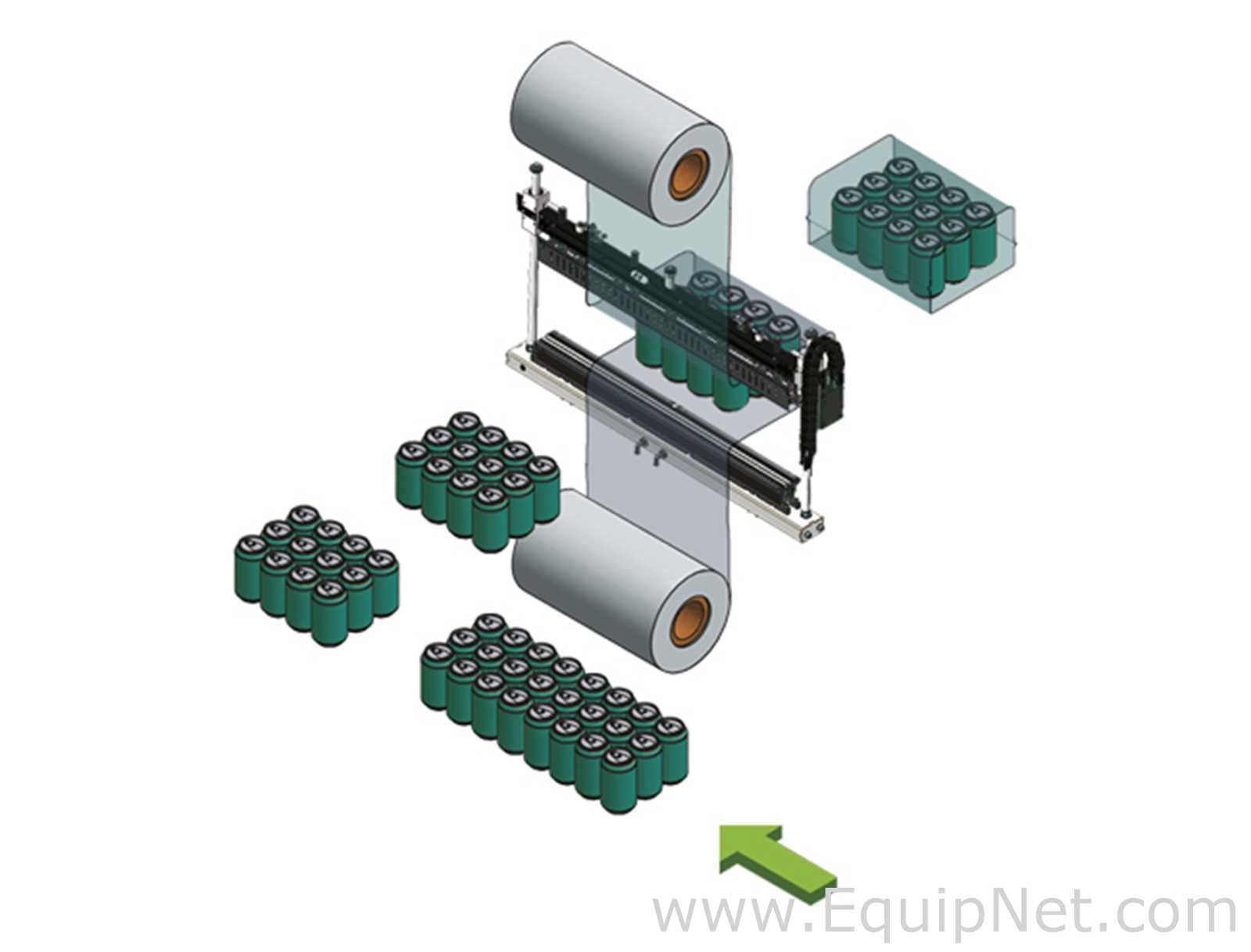 Envolvedora/Encelofanadora/Atadora Smipack BP802ARV 350R-S