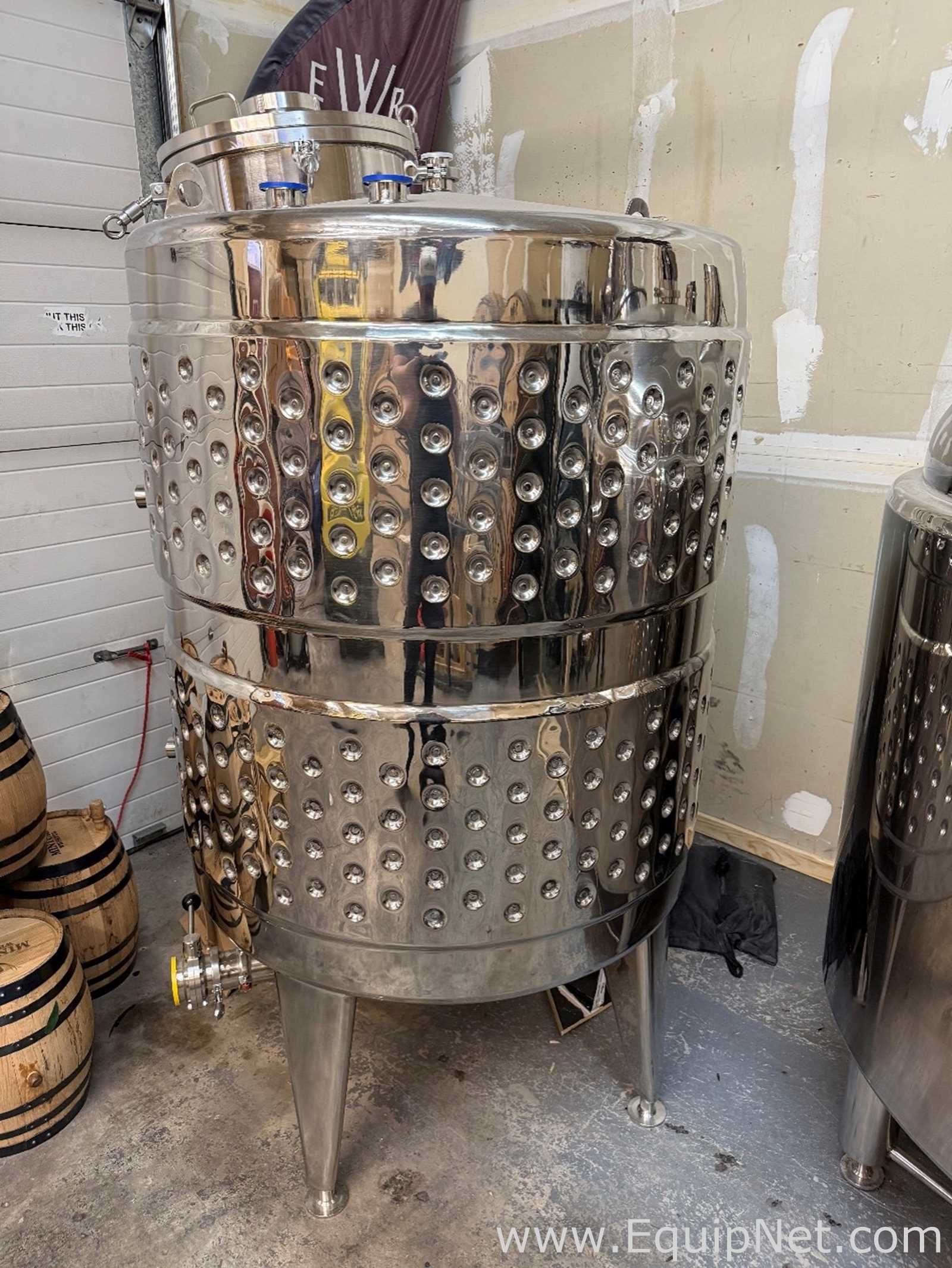 Unused Olympic Distillers 800L Jacketed Cylindrical Fermentation Vessel